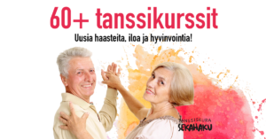 60+ tanssikurssit yli 60-vuotiaille