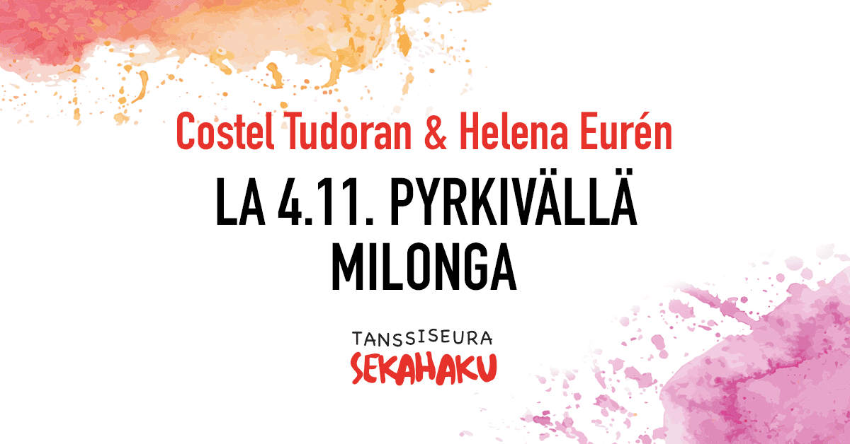 4.11.2023 Milonga Pyrkivällä