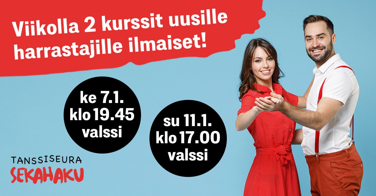 Viikola 2 kaikki Perusteet uusille harrastajille -tunnit ovat ilmaisia!
