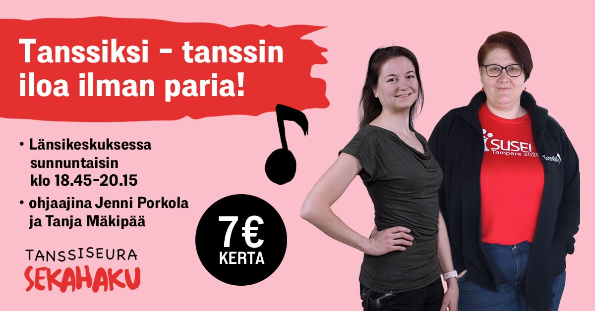 Tanssiksi-kurssit sunnuntaisin